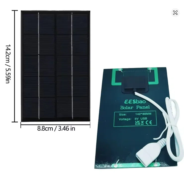 Sunpower Portable 5V 35WSolar Panel with USB Safe Stabilize Charger for Phone Power Bank Outdoor Camping Home RV Gift Use