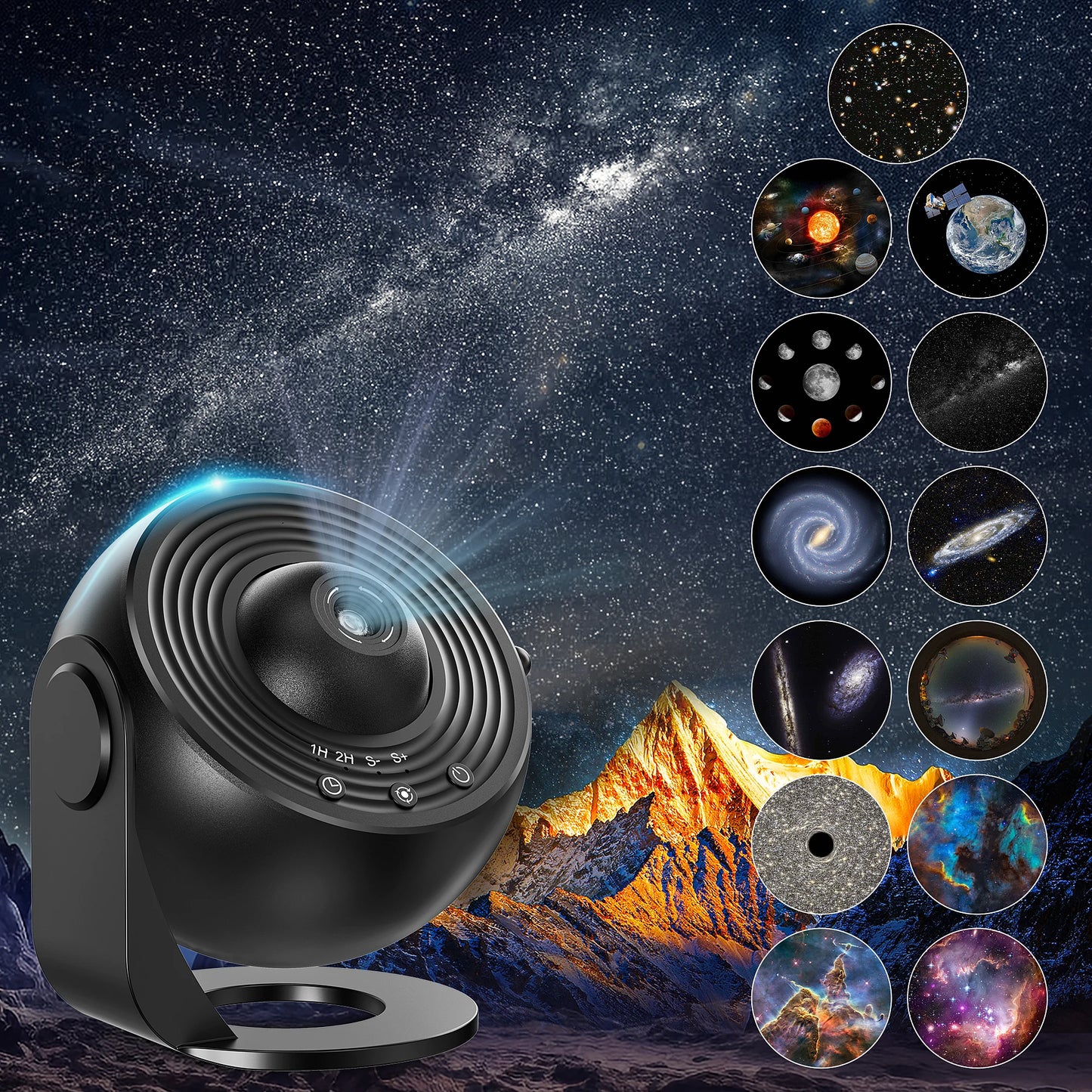 Galaxy Projector, Planetarium Star Projector Realistic Starry Sky For kids Bedroom
