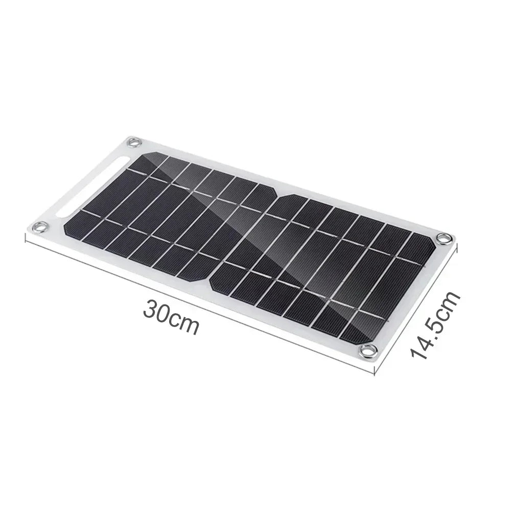 Sunpower Portable 5V 35WSolar Panel with USB Safe Stabilize Charger for Phone Power Bank Outdoor Camping Home RV Gift Use