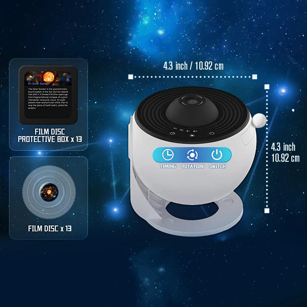 Galaxy Projector, Planetarium Star Projector Realistic Starry Sky For kids Bedroom