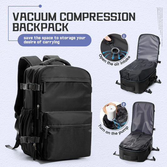Men Vacuum Compression Backpack ,High quality vacum bag